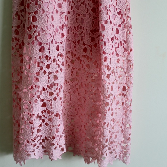 ASTR The Label Baby Pink Maxi Lace Detailed Dress - Picture 3 of 4